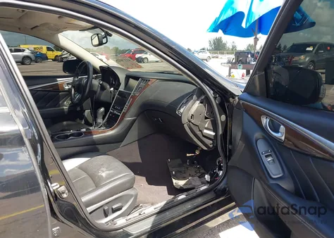 2018 Infiniti Q50 3.0T Luxe z USA, uszkodzony, nr VIN JN1EV7AP5JM361247